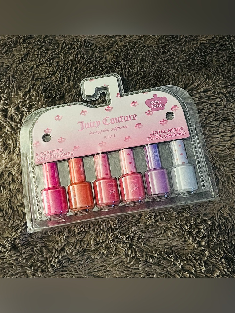 Girls Juicy Couture Non-Toxic Nail Polish ~ Set of 6